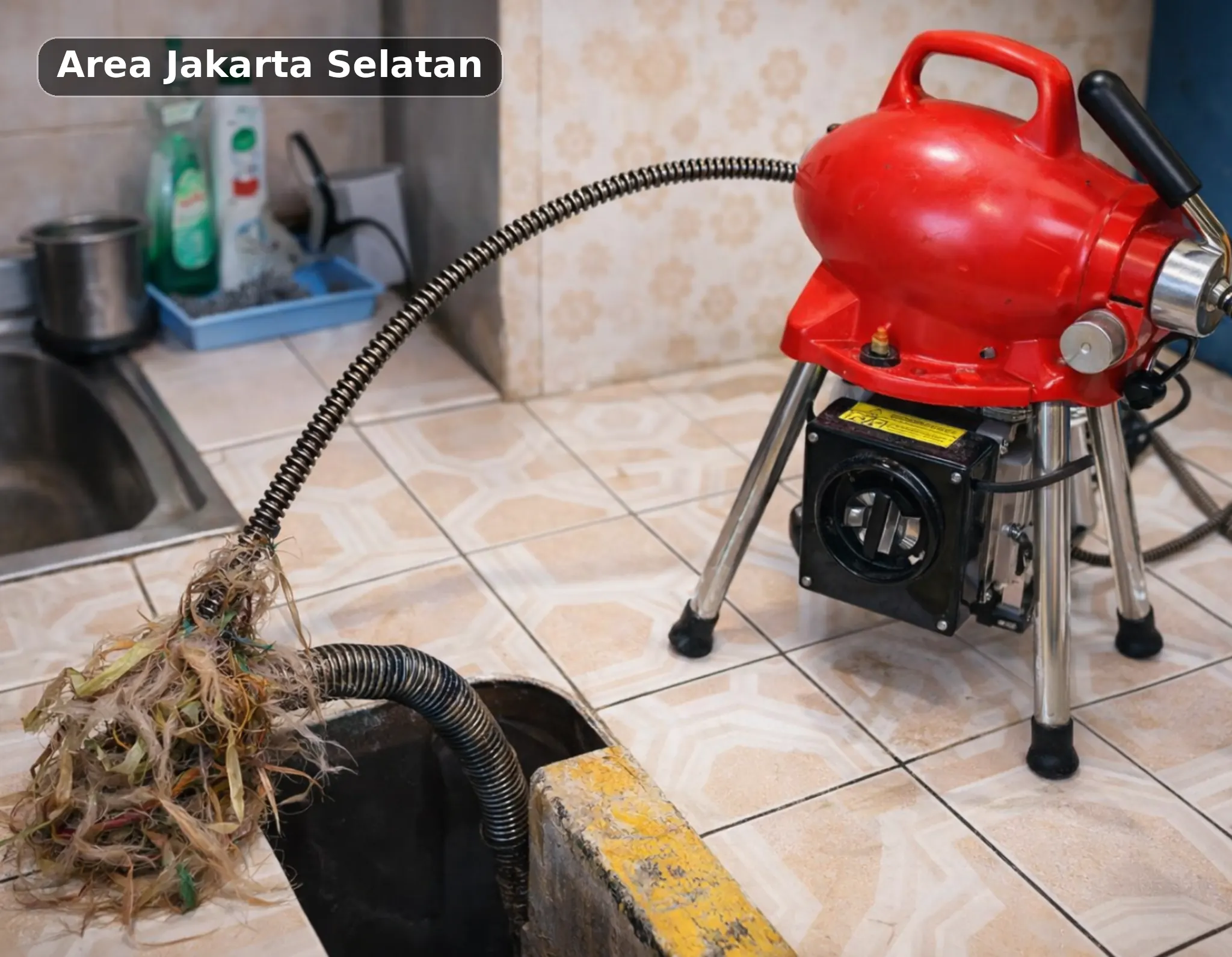 Pelancaran saluran mampet Jakarta Selatan