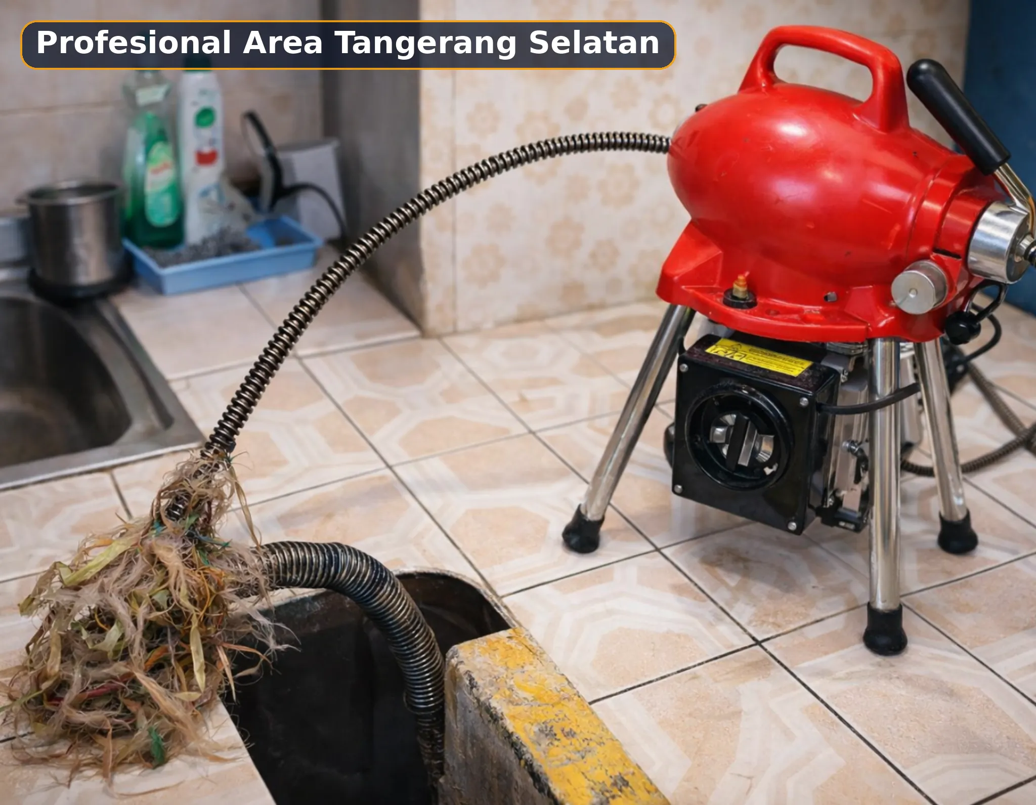 Pelancaran saluran mampet Tangerang Selatan